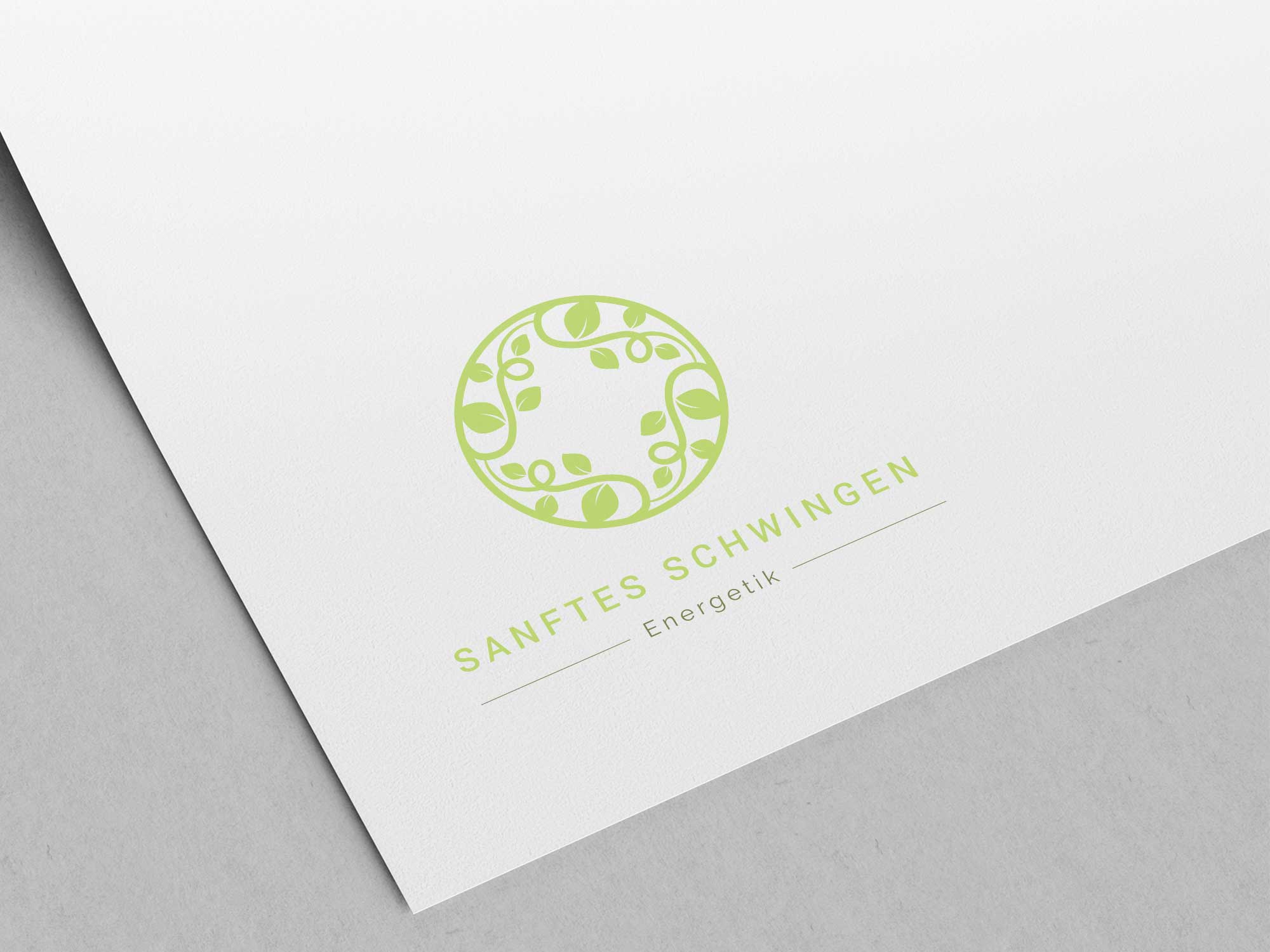 Sanftes Schwingen Logodesign